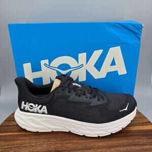 Hoka One One Arahi 7 Shoes Mens 10.5 D Black White Athletic Walking Sneakers